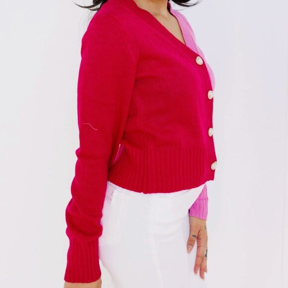 LOVEBLEND SWEATER, MAGENTA - Picture 3 of 6